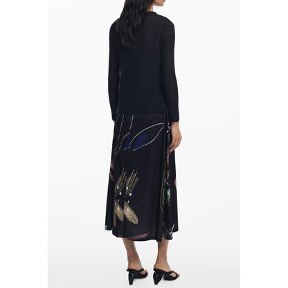 Desigual Kala Dress - Black Polyester for Bold Women
