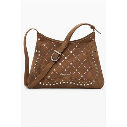 Desigual YANKEE MANAOS Brown Shoulder Bag