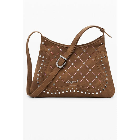 Desigual YANKEE MANAOS Brown Shoulder Bag