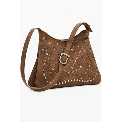 Desigual YANKEE MANAOS Brown Shoulder Bag
