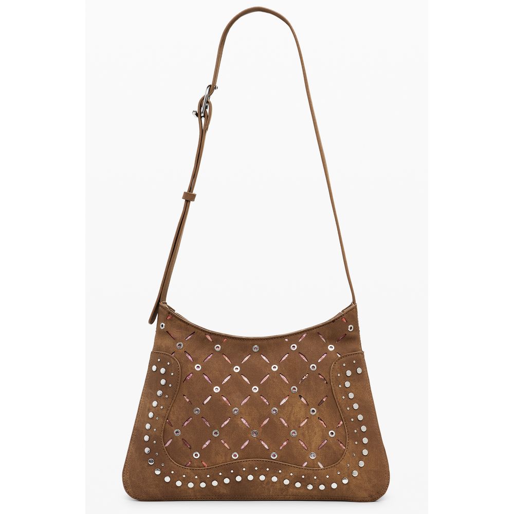 Desigual YANKEE MANAOS Brown Shoulder Bag