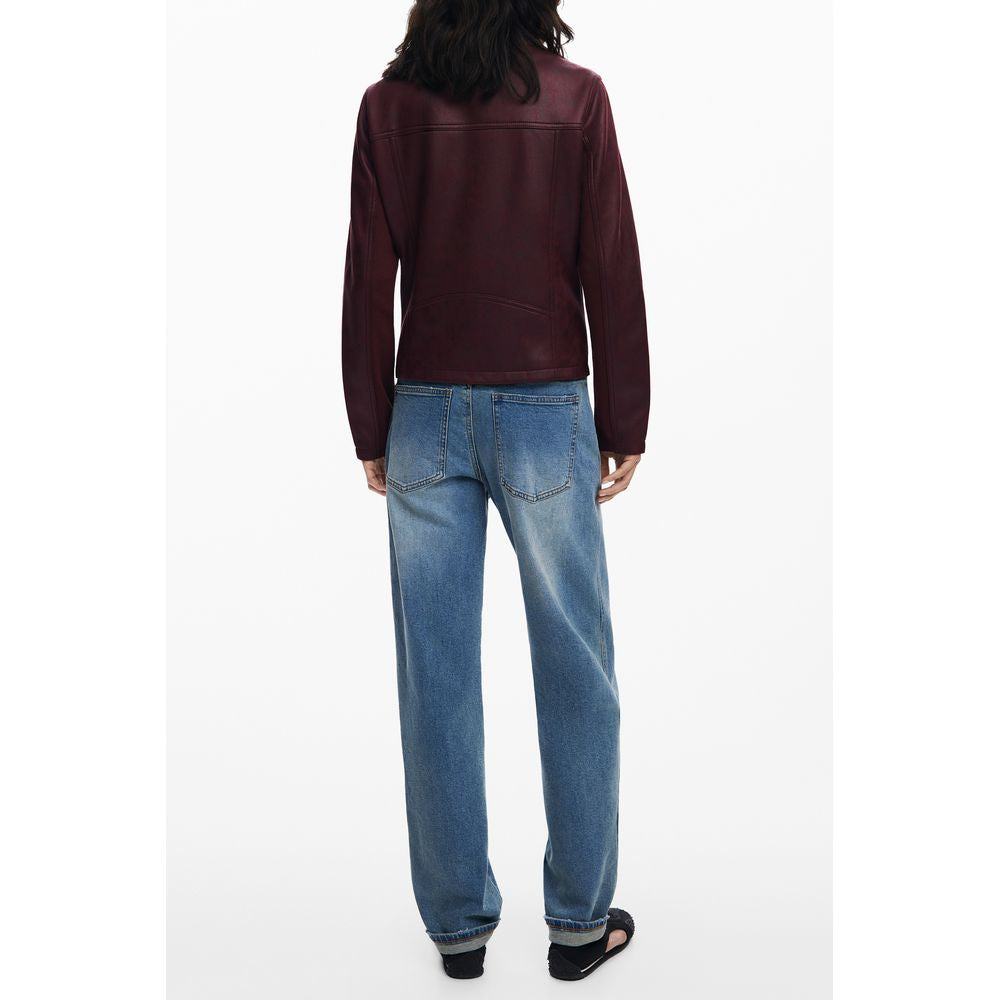 Desigual CHAQ BASIC Red Polyester Women Jacket