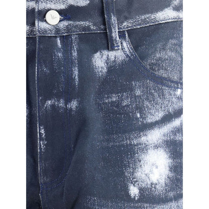 Emporio Armani Denim Print Pants: Contemporary Elegance Redefined