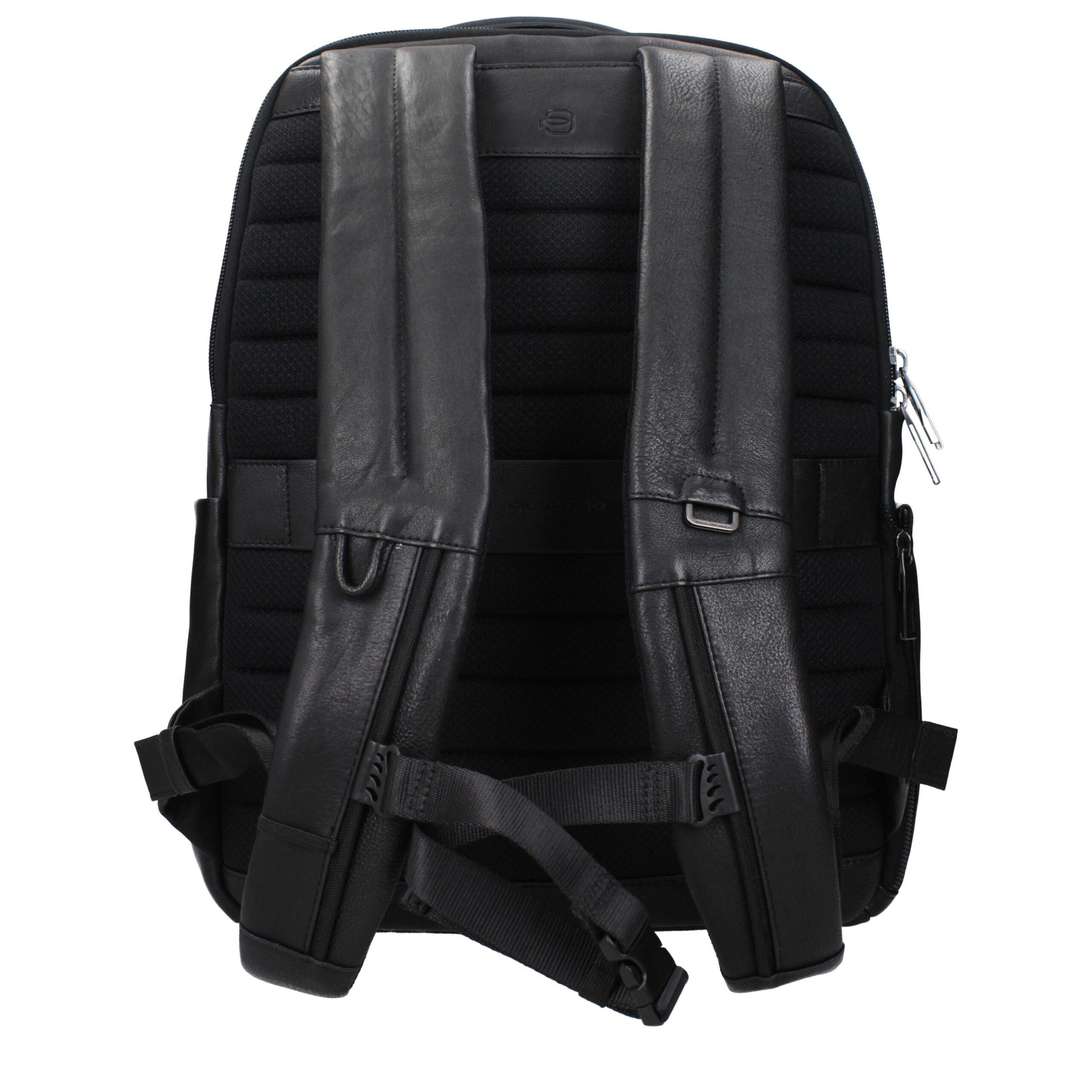 Piquadro Black Leather Backpack CA6300S129N