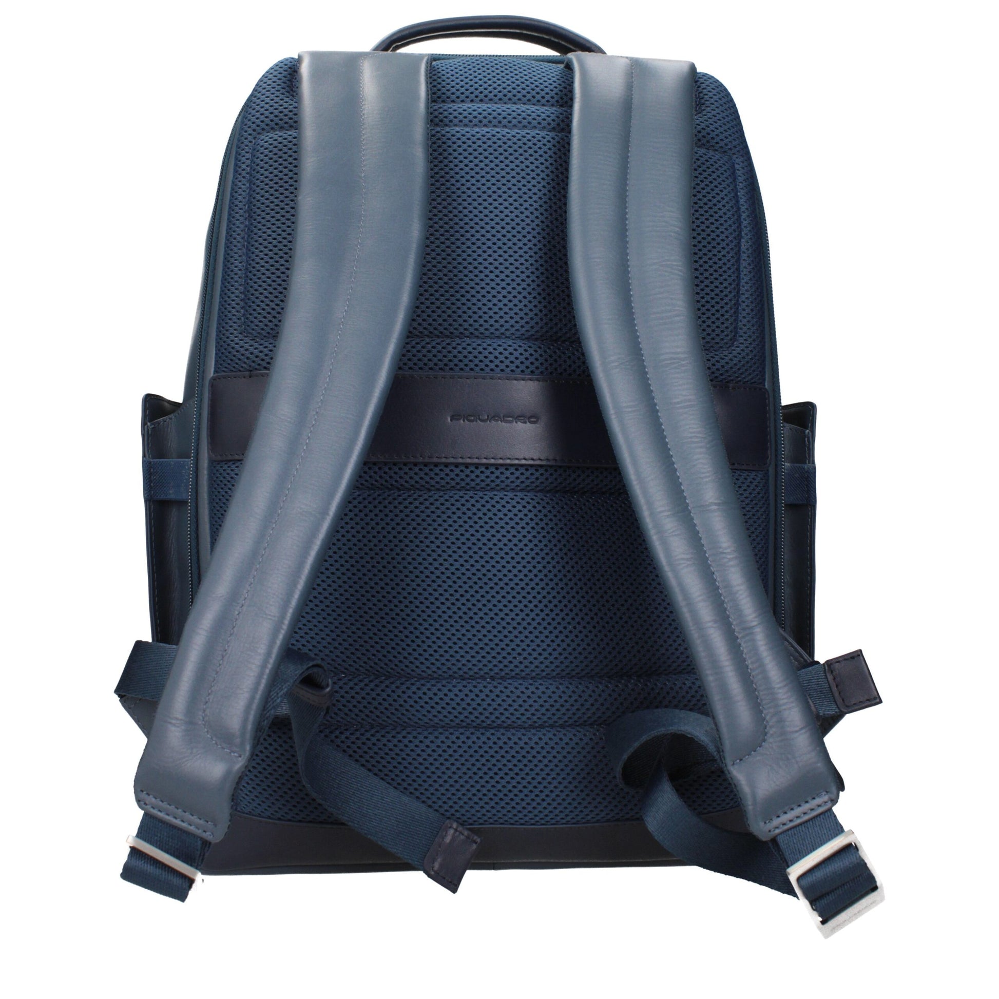 Piquadro Blue Leather Backpack - CA4118W82BLU