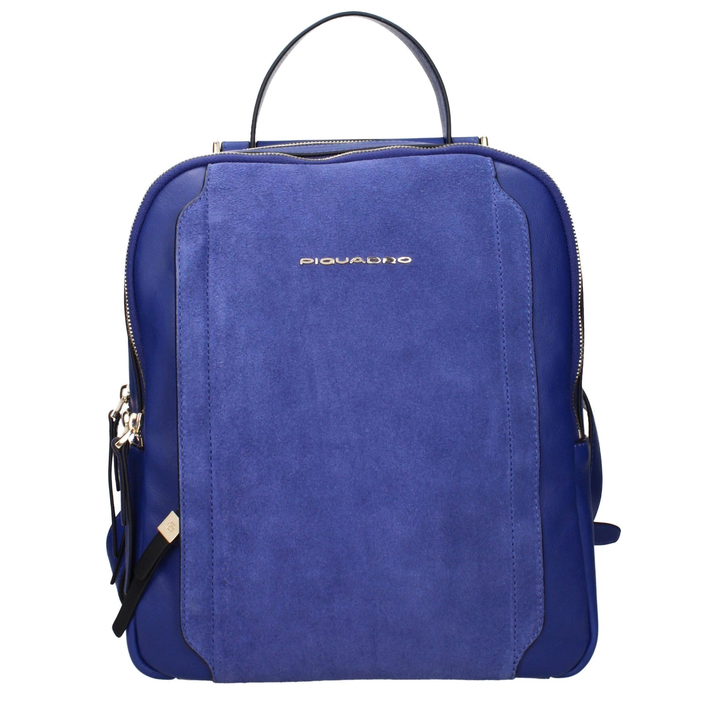 Piquadro Blue Leather Backpack: Contemporary Elegance for Modern Professionals
