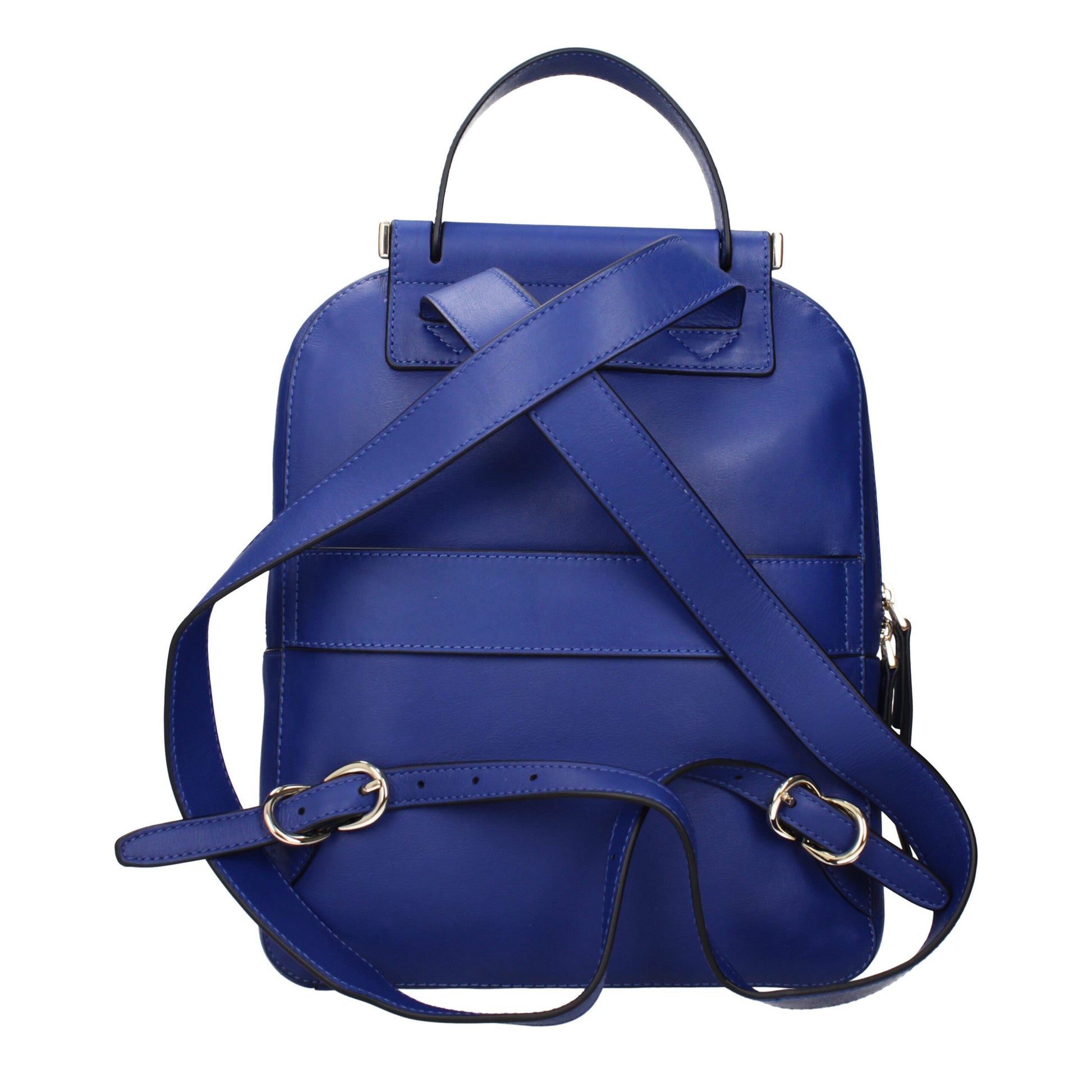 Piquadro Blue Leather Backpack: Contemporary Elegance for Modern Professionals