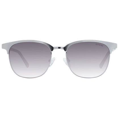Guess Silver Men’s Designer Sunglasses – Full-Rim Style