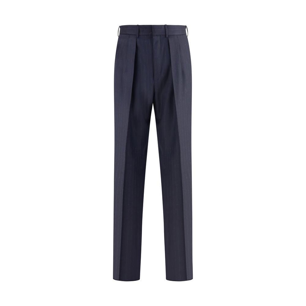 Tom Ford Blue Tailored Pinstripe Pants for Men