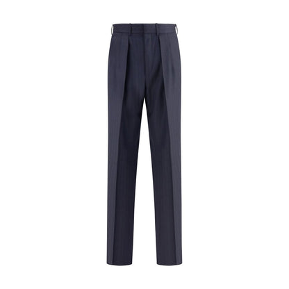Tom Ford Blue Tailored Pinstripe Pants for Men