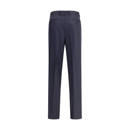 Tom Ford Blue Tailored Pinstripe Pants for Men