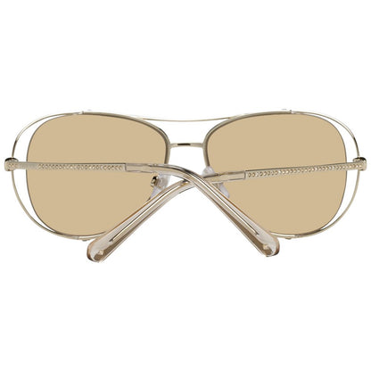 Swarovski Women’s Gold Designer Sunglasses – Full-Rim, 55mm