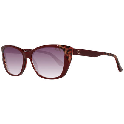 Guess Women’s Cat Eye Sunglasses – Burgundy Frame, 61mm