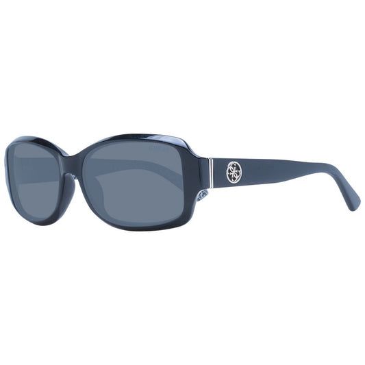 Guess Women’s Designer Black Sunglasses – Full-Rim, 55mm