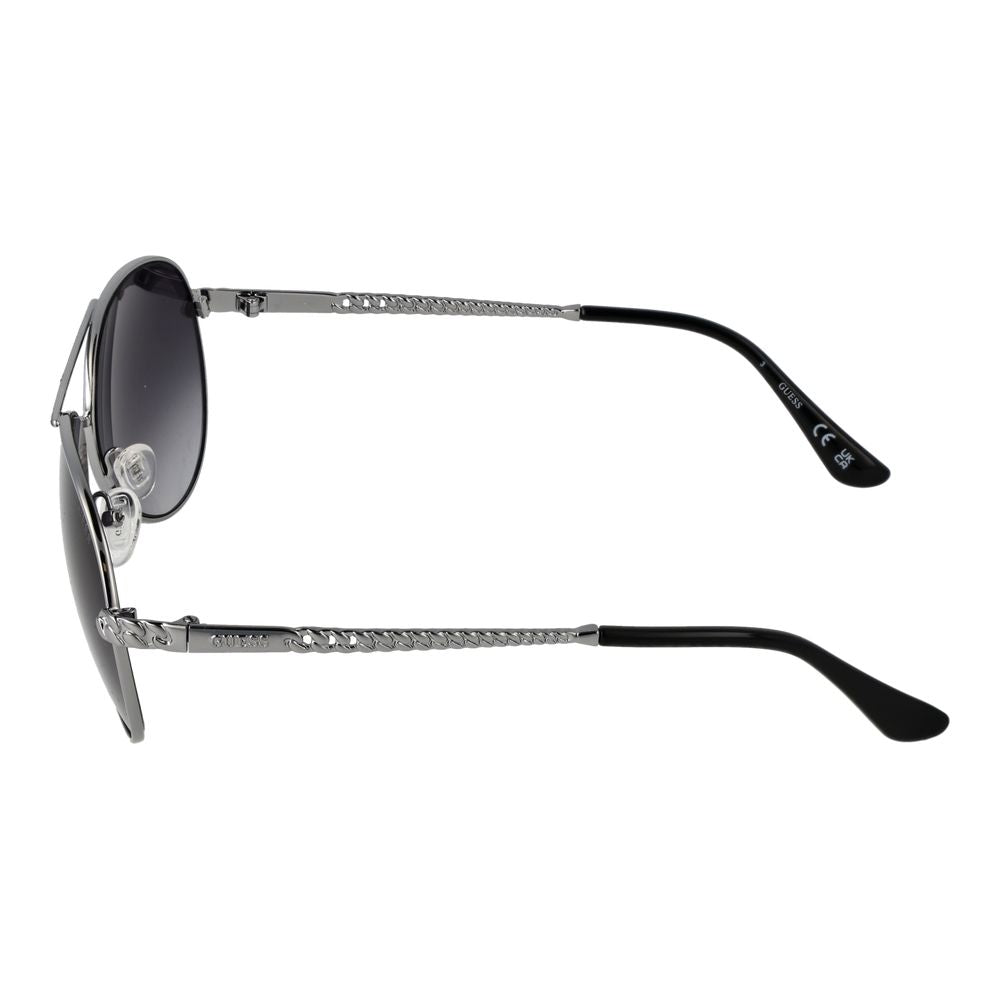 Guess Silver Women's Designer Sunglasses – Blue Gradient, 60mm