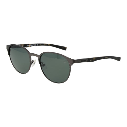 Timberland Gray Men’s Designer Sunglasses – 53mm Polarized