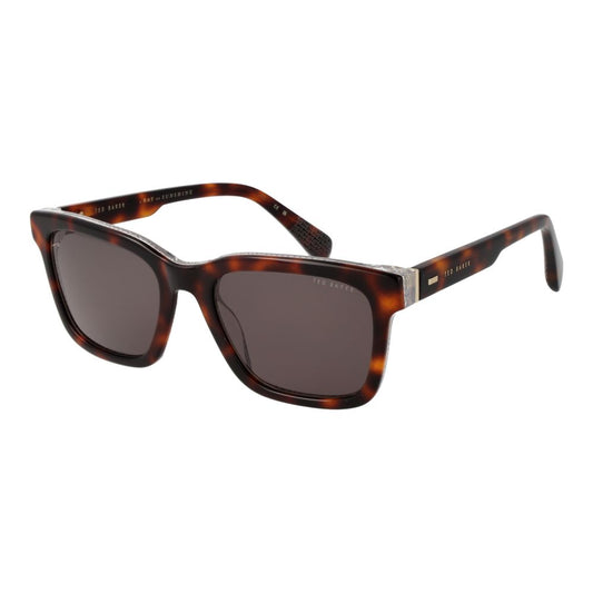Ted Baker Men’s Sunglasses – Brown Square Frame, Green Lenses