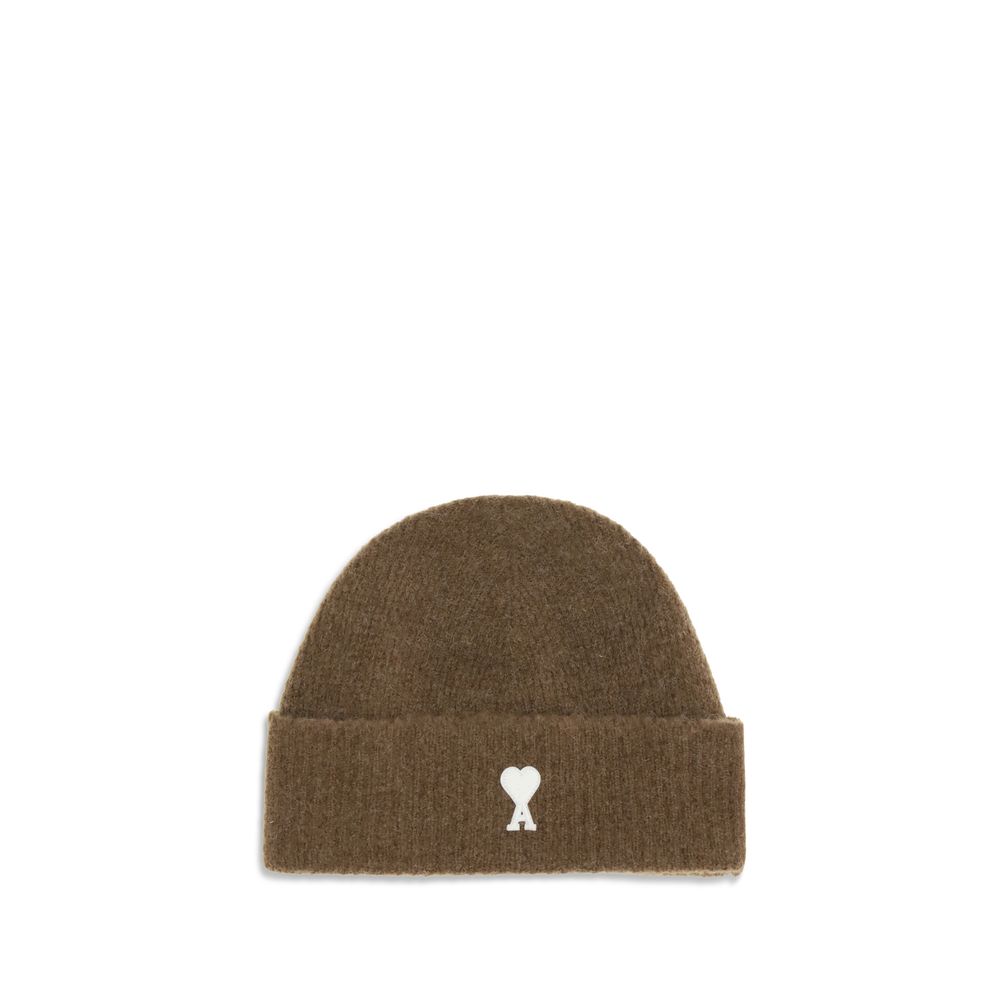 Ami Paris Ami De Coeur Beanie Hat
