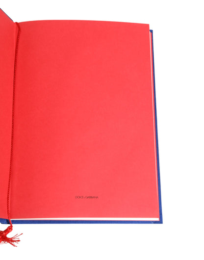 Dolce & Gabbana Multicolor Sicilian Carretto Print Journal Notebook