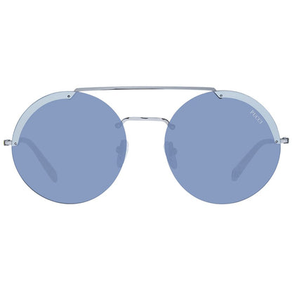 Emilio Pucci Women’s Sunglasses – Grey Round Frame, Gradient Lenses
