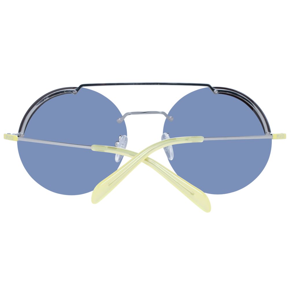 Emilio Pucci Women’s Sunglasses – Grey Round Frame, Gradient Lenses