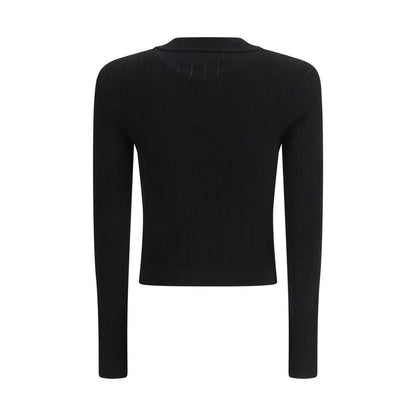 Balmain Cropped V-Neck Cardigan