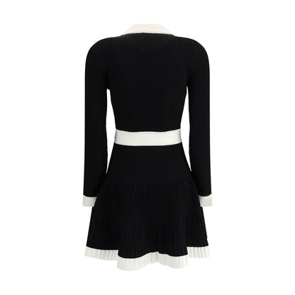 Balmain Knit Short Dress - Structured Elegance & Comfort