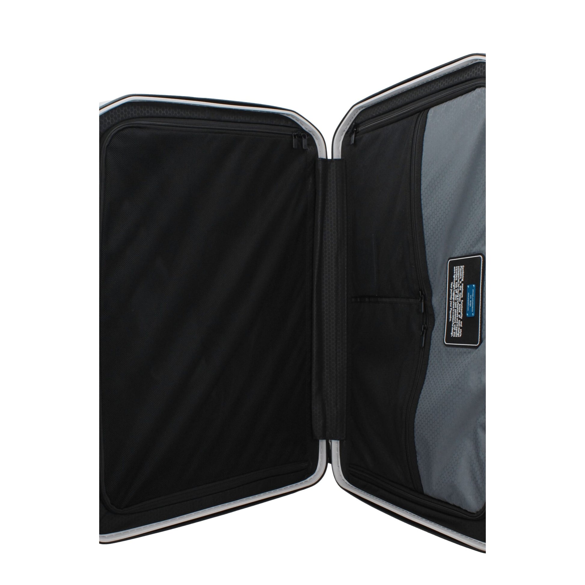 Piquadro Gray Polycarbonate Trolley Luggage
