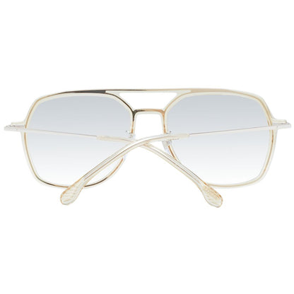 Lozza Unisex Sunglasses – Beige Full-Rim Frame, Grey Gradient Lenses