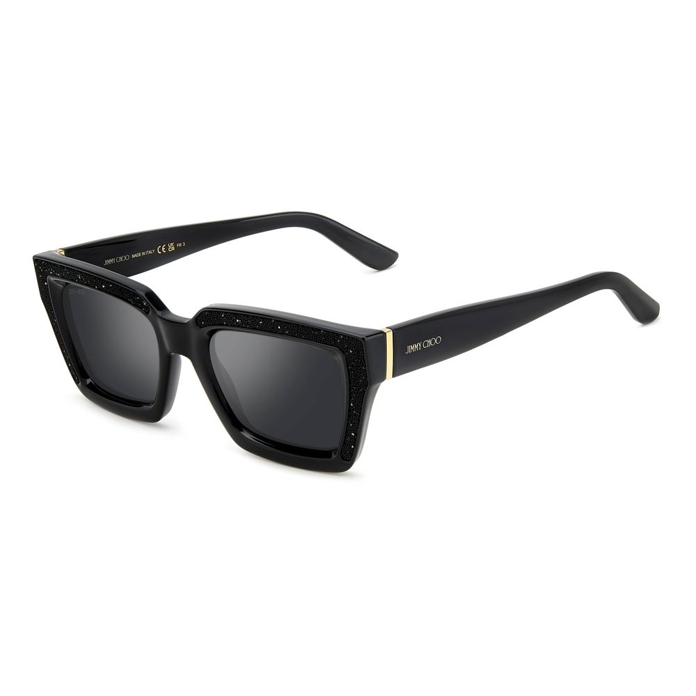 Jimmy Choo Women’s Sunglasses – Black Resin Frame