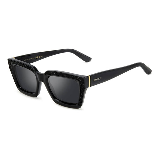 Jimmy Choo Women’s Sunglasses – Black Resin Frame