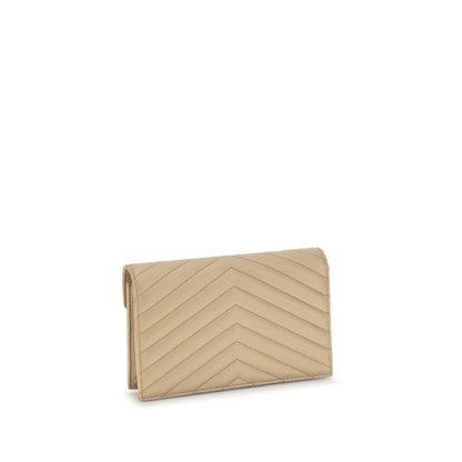 Saint Laurent Wallet with Shoulder Strap