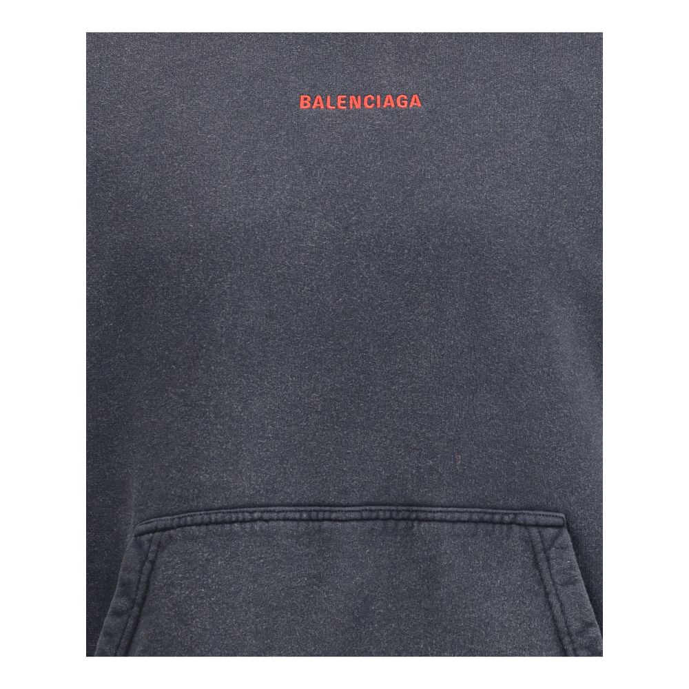 Balenciaga Logo Hooded Sweatshirt