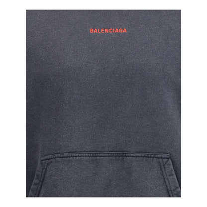 Balenciaga Logo Hooded Sweatshirt