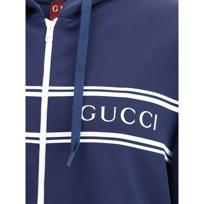 Gucci Hooded Full Zip Technical Jersey