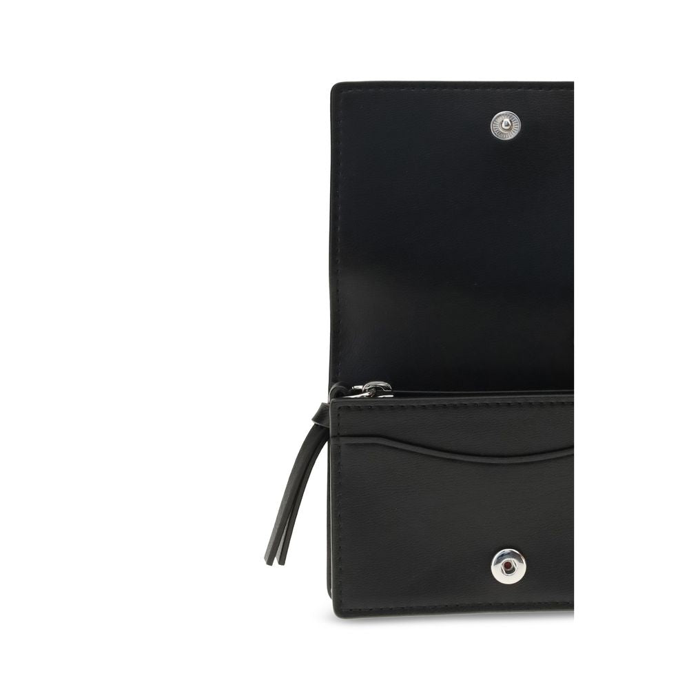 Ganni Card Holder with Flap - Blue Dog