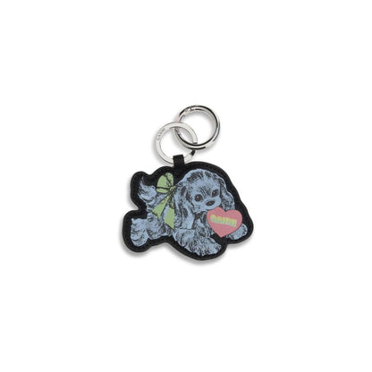 Ganni Spaniel Dog Eco Leather Keyring
