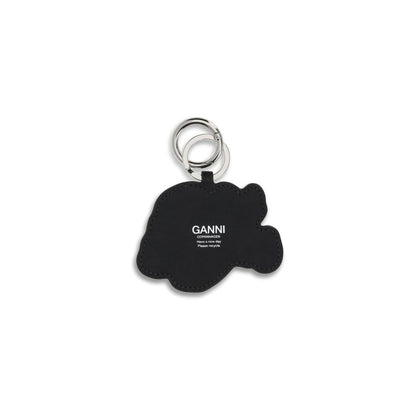 Ganni Spaniel Dog Eco Leather Keyring