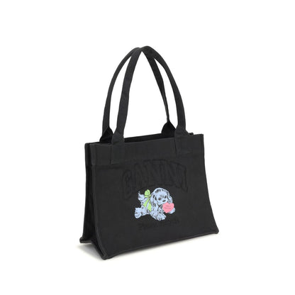 Ganni Large Easy Shopper Spaniel Puppy Dog Print
