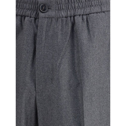 Ami Paris Fleece Wool Trousers