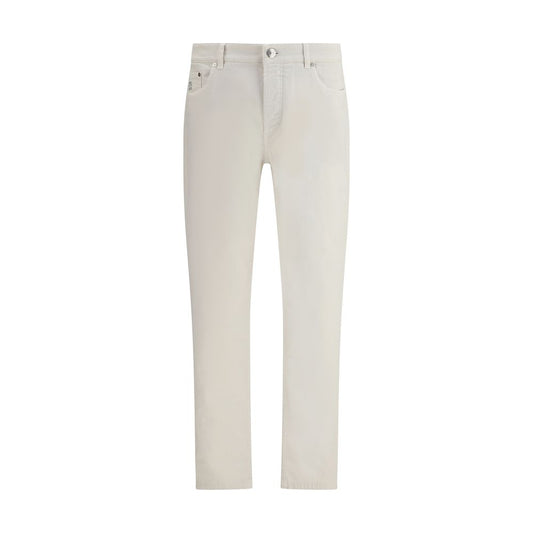 Brunello Cucinelli Cotton Slim Jeans