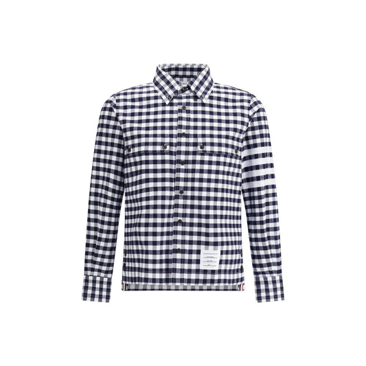 Thom Browne Vichy Cotton Flannel Shirt