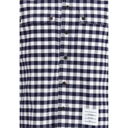 Thom Browne Vichy Cotton Flannel Shirt