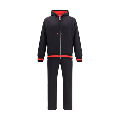 Kiton Black with Red Piping Tracksuit for Men