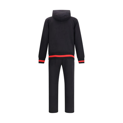 Kiton Black with Red Piping Tracksuit for Men