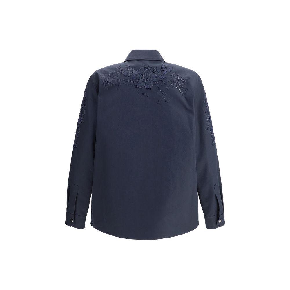 Gucci Cotton Jacket with Embroidery
