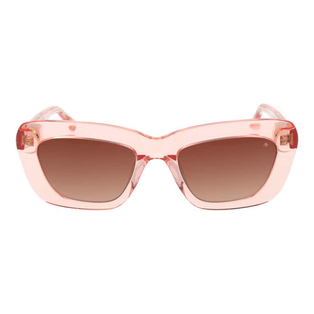Scotch & Soda Women’s Sunglasses – Cat Eye Frame, Rose Gradient Lenses