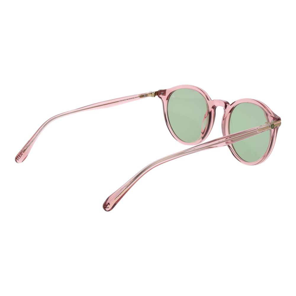Scotch & Soda Men’s Sunglasses – Rose Full-Rim Frame, Green Lenses