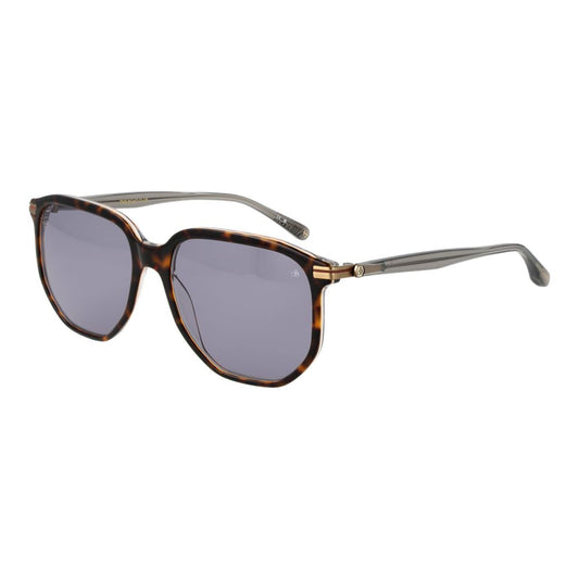 Scotch & Soda Men's Sunglasses – Brown Metal Frame, Grey Lenses