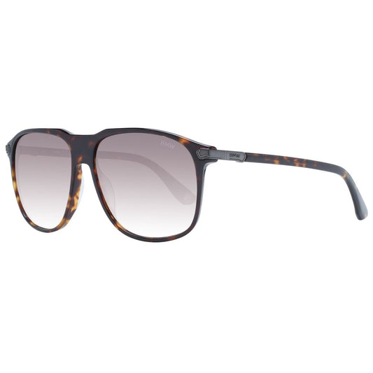 BMW Brown Men’s Sunglasses – Aviator Full-Rim Frame, Gradient Lenses